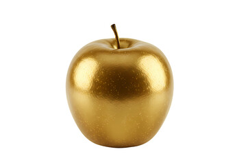 Luminous Golden Apple: A Symbol of Wealth and Success