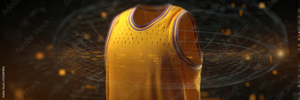 Aufkleber basketball jersey swap animation depicting a vibrant design transition with a dynamic background in 
