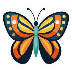 butterfly on a white background