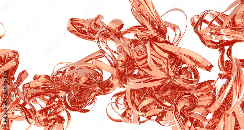 Poster high-resolution image of abstract rose gold metallic texture. perfect for backgrounds, websites, and