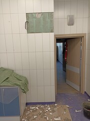 toilet in the bathroom