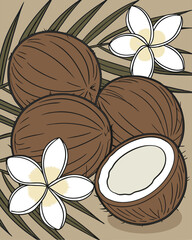 Illustrator Artwork coro poster, wall art, vector 