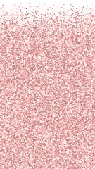 Red hearts scattered on white background.