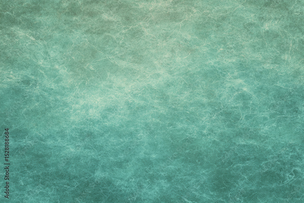 Poster textured background with soft, teal color gradient resembling natural surface. image has calming and