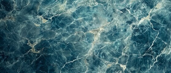 Fototapeta premium Abstract Marble Texture Background In Shades Of Blue And White
