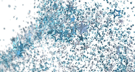 Abstract background of sparkling blue stars. Perfect for holiday or celebration designs.