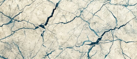 Fototapeta premium Detailed Marble Texture With Blue Veins