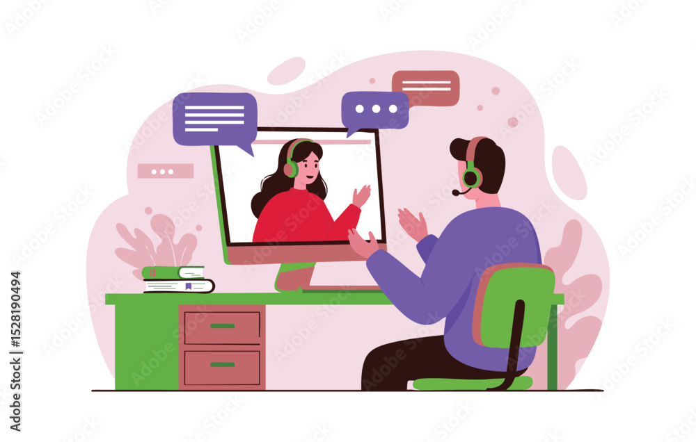 Poster streamlining communication effective virtual meetings and remote collaboration strategies for enhanc