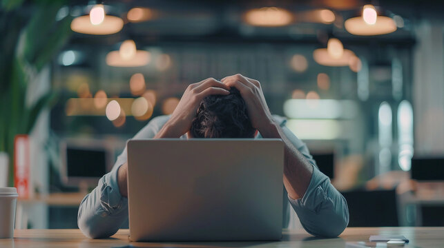 Overwhelmed at the Office: Colleagues in Discomfort - Powered by Adobe