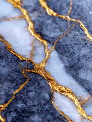 Polished natural marble with sparkling pyrite veins, dark gray and white base, rare metallic mineral pattern