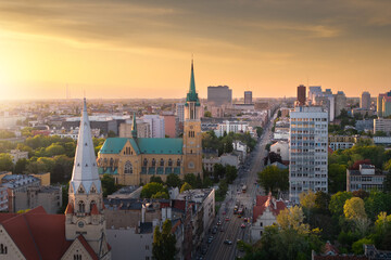 Fototapeta premium Łódź miasto Łódź 