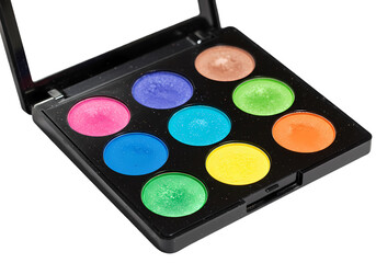Vibrant Eyeshadow Palette: Nine Bold Colors for Stunning Looks