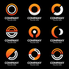 letter o logo design. vector logo, company logo, gradient logo.