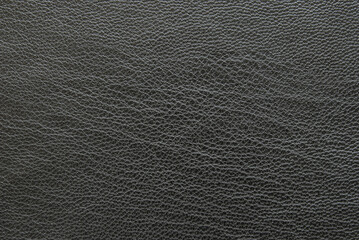 Soft black leather texture as background