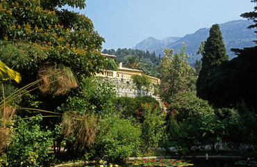 Jardin botanique éxotique, Villa Val Rahmeh, Menton, Garavan, 06, Alpes Maritimes, France