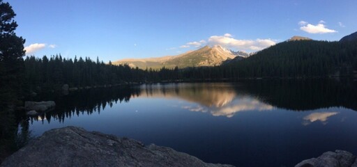 bear lake at sunrise