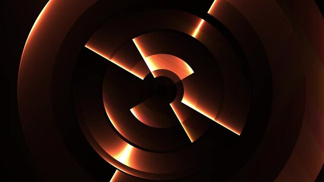 light rings with rotating animated background