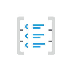 vector icon of a document