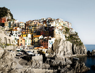 Manarola en "bleach bypass"