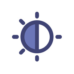 vector illustration of a man holding a compass