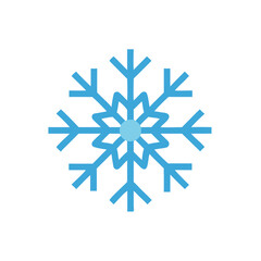snowflake on white background