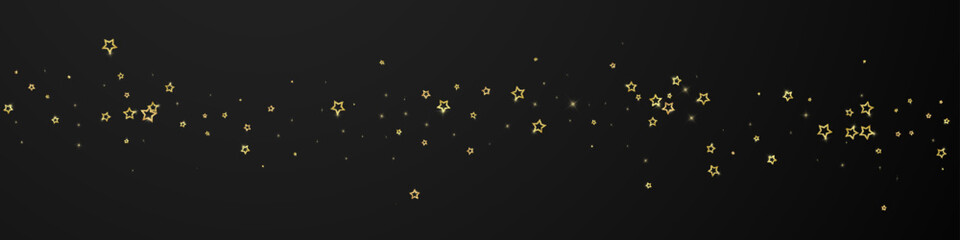 Christmas spirit. Scattered falling stars.
