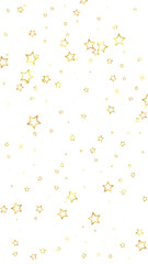 Christmas spirit. Scattered falling stars.