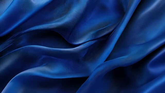 Blue Fabric Close Up