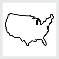 American map silhouette with stars and stripes design. Perfect for 4th of July, patriotic posters, holiday cards, and Independence Day illustrations.

