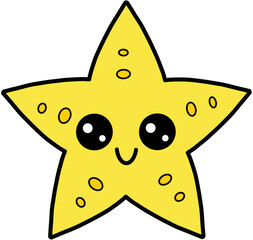 funny cartoon star