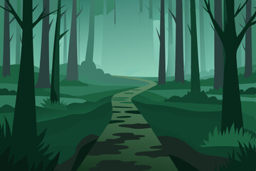 Mysterious Forest Path A Journey Through the Enigmatic Woods