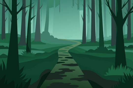 Mysterious Forest Path A Journey Through the Enigmatic Woods