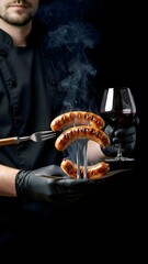 Grilled Sausages and Red Wine A Culinary Delight