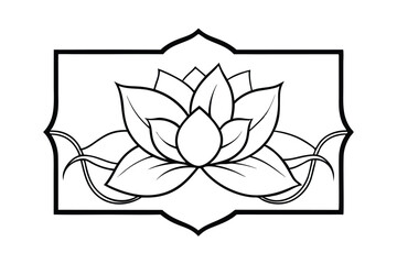 stylized-magnolia-flower-with-elongated-petals-in-.eps