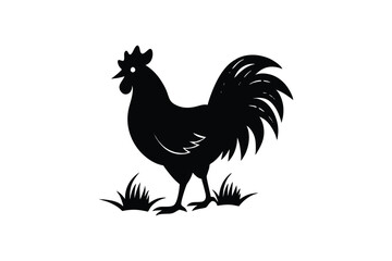 proud-rooster-silhouette-standing-on-grass- (1).eps