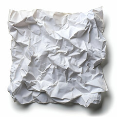 Obraz premium Torn white paper texture isolated on white background