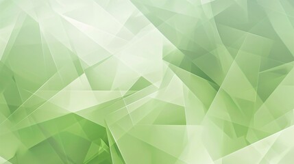 Fototapeta premium Abstract light green geometric overlay layers background