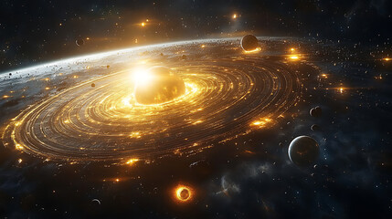 Cosmic Collision A Celestial Event of Epic Proportions