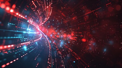 Obraz premium Abstract technology salmon background