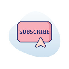 Subscribe  Vector icon