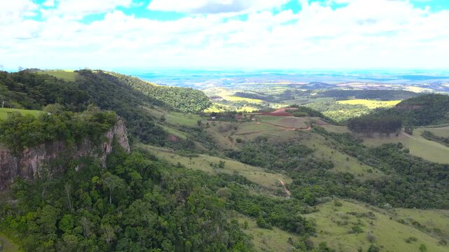 panoramic view of the mountains