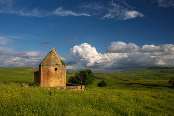 Fototapeta premium Tombs in the village Kelekhana, Shamakhi. Azerbaijan 