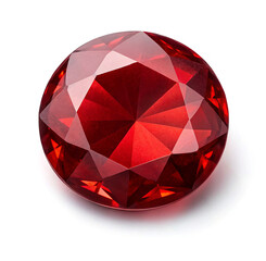 Ruby Gemstone Macro - Deep Crimson Precious Stone