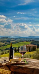 Wine tasting and cheese