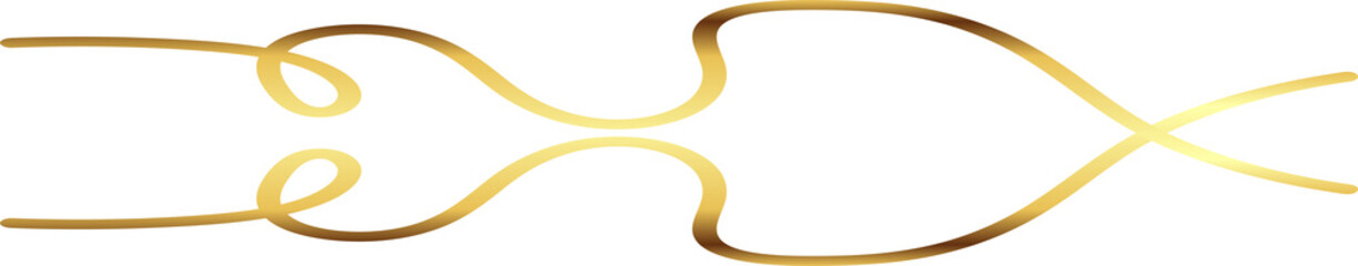 Elegant Golden Abstract Divider Line Design Element for Wedding Invitation Luxury Template Ornate Decorative Border Frame for Elegant Projects Modern Gold Swirl Pattern Background Texture art style   