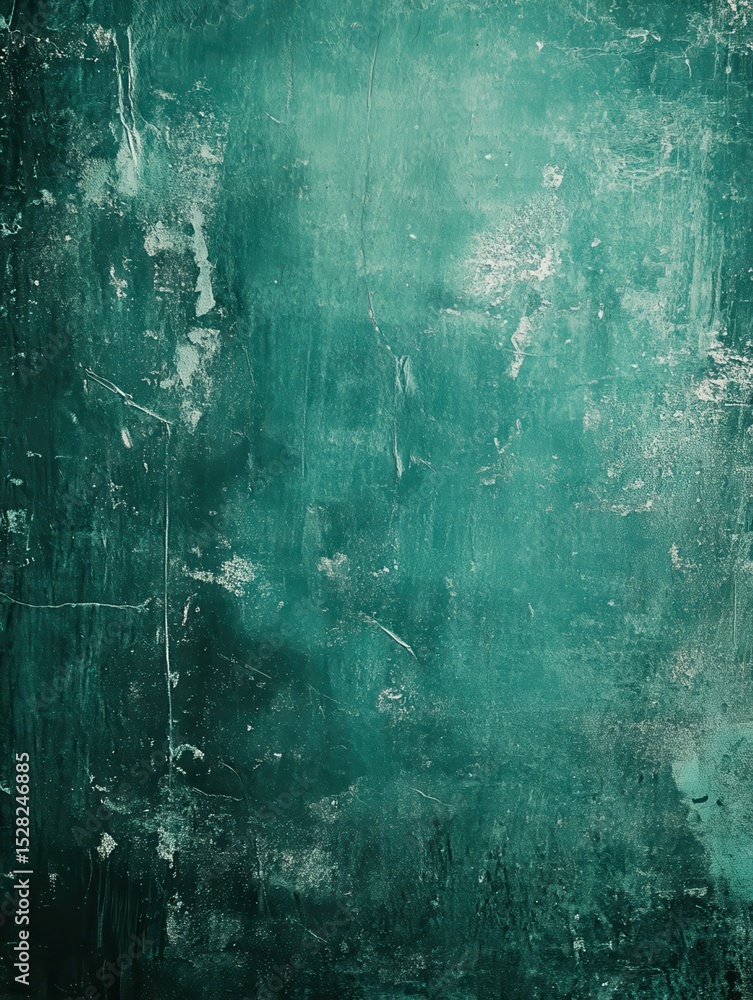 Poster green aqua grunge backdrop or texture. with copy space image. place for adding text or design