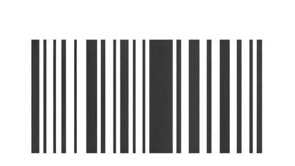 Minimalist Barcode Design: Clean Black and White Product Identifier

