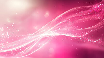 bright pink swirling energy with glowing bokeh