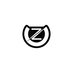 Creative Monogram Logo of ZU and ZU for Versatile Branding