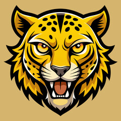 Obraz premium vector illustration of a tiger